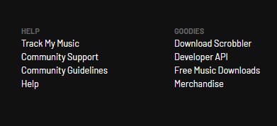 last.fm footer